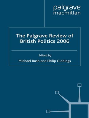 cover image of The Palgrave Review of British Politics 2006